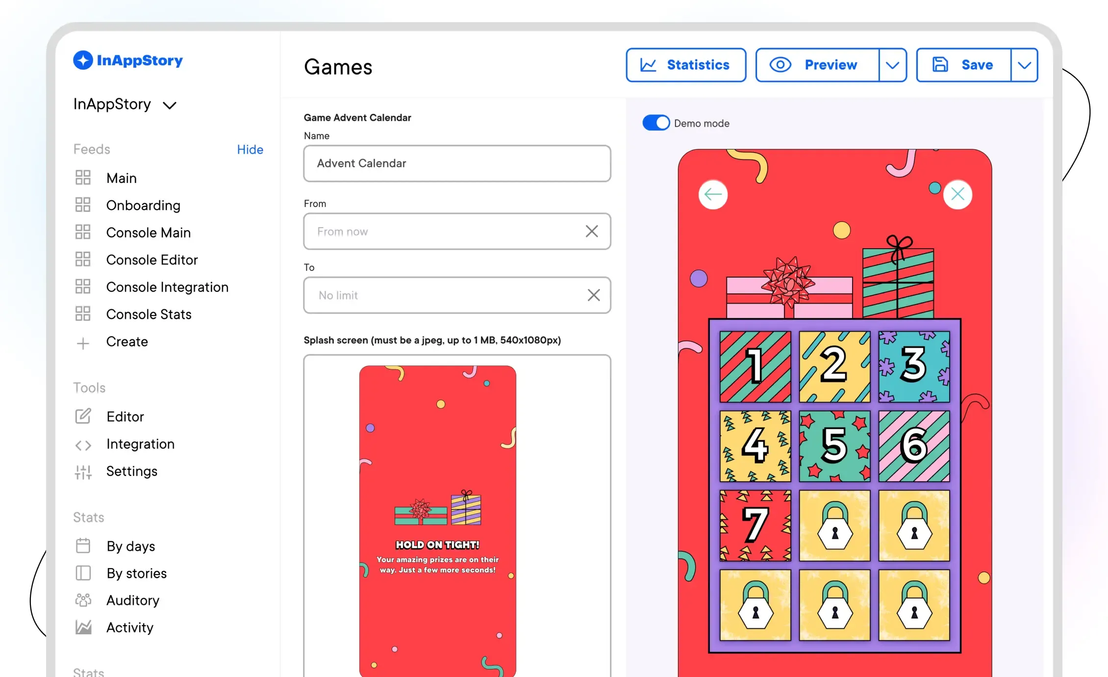 редактор адвент-календаря