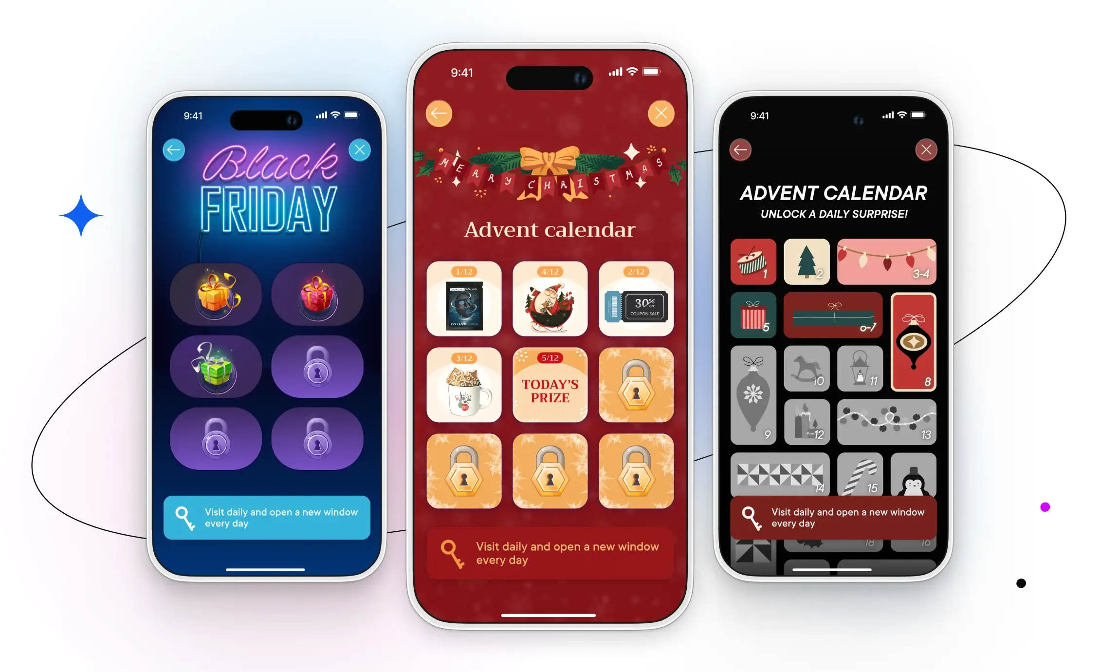 пример цифрового адвент календаря