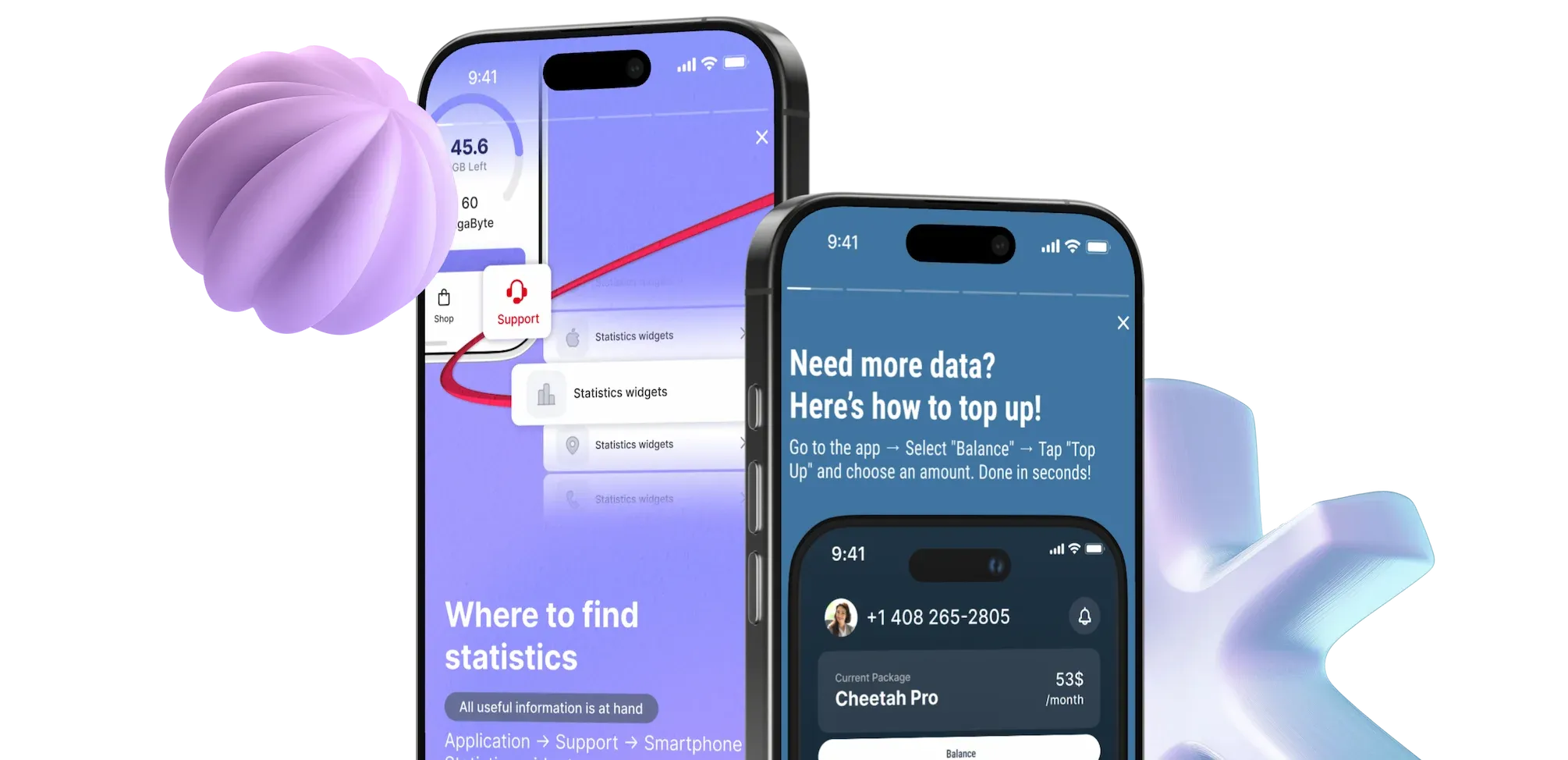 Educate about different features