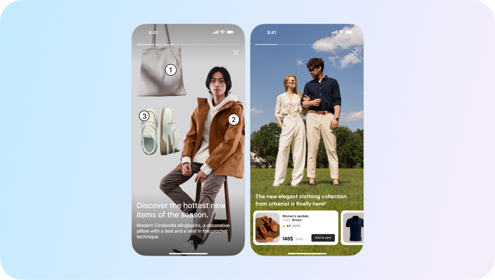 in-app stories in retail media