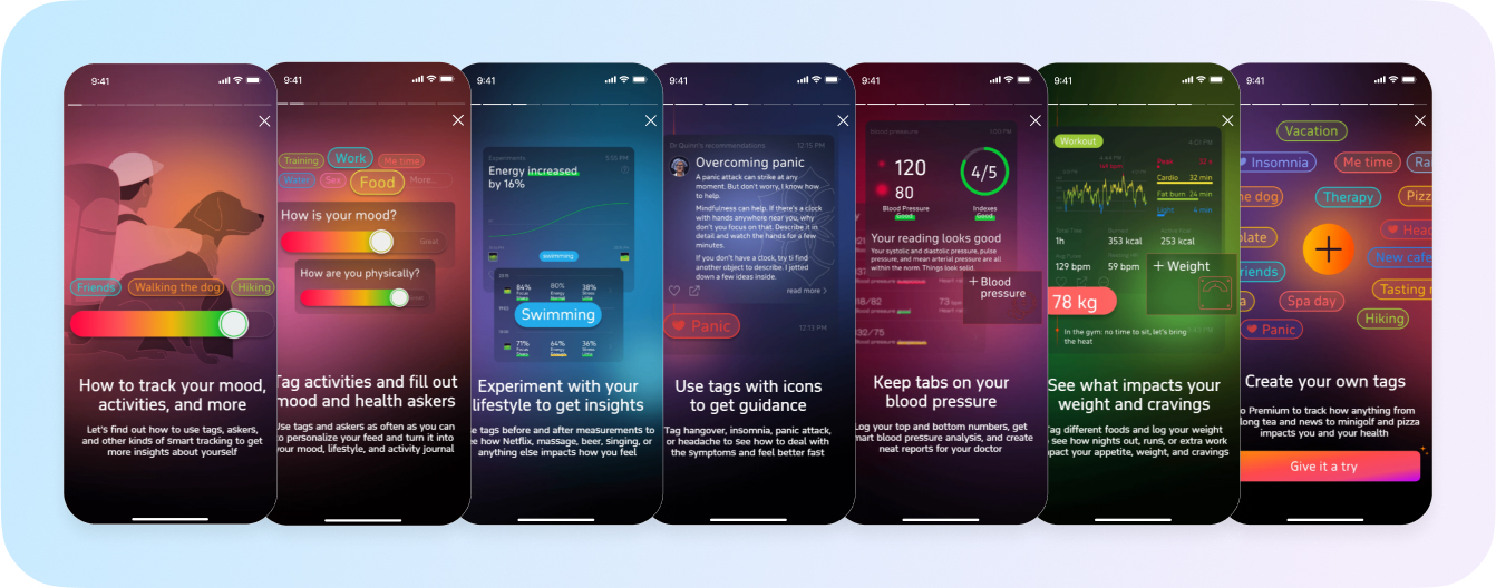 welltory mobile onboarding main
